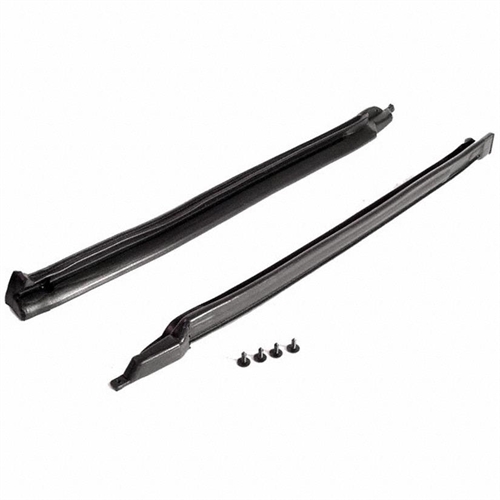 Windshield Pillar Post Seals for Convertibles. No wire inserts. 21-3/4 In. long. Pair. PILLAR POST SEAL 68-69 GM F BODY PAIR